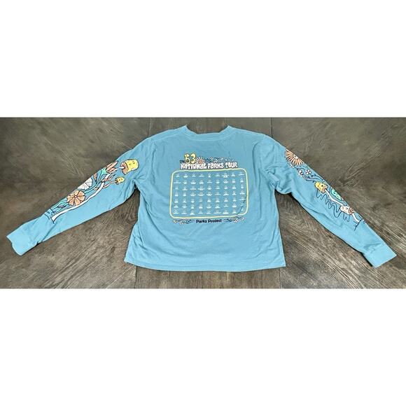 Parks Project The 63 National Parks Tour Flower Graphic Sweatshirt Women's M - Picture 8 of 10